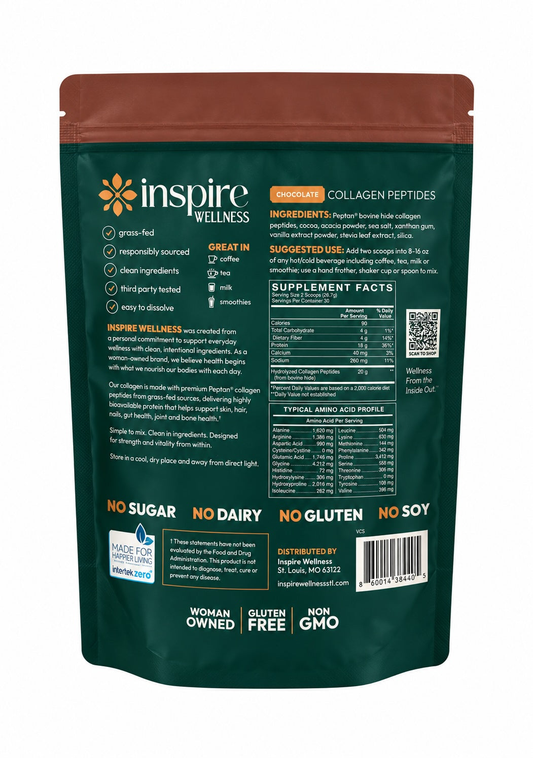 Collagen Protein Powder, Chocolate
