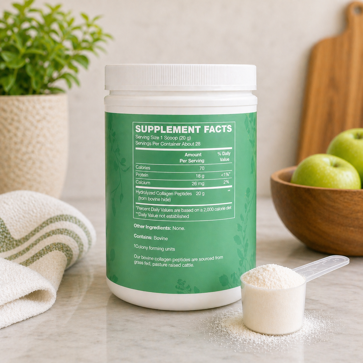 Collagen Protein Powder, Unflavored 28 Servings