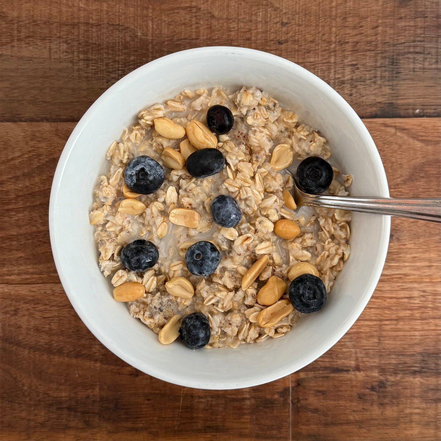 Creamy Peanut Butter Protein Oatmeal
