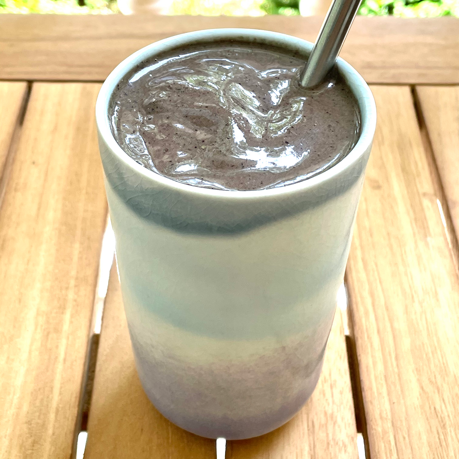 High Protein Blueberry Smoothie