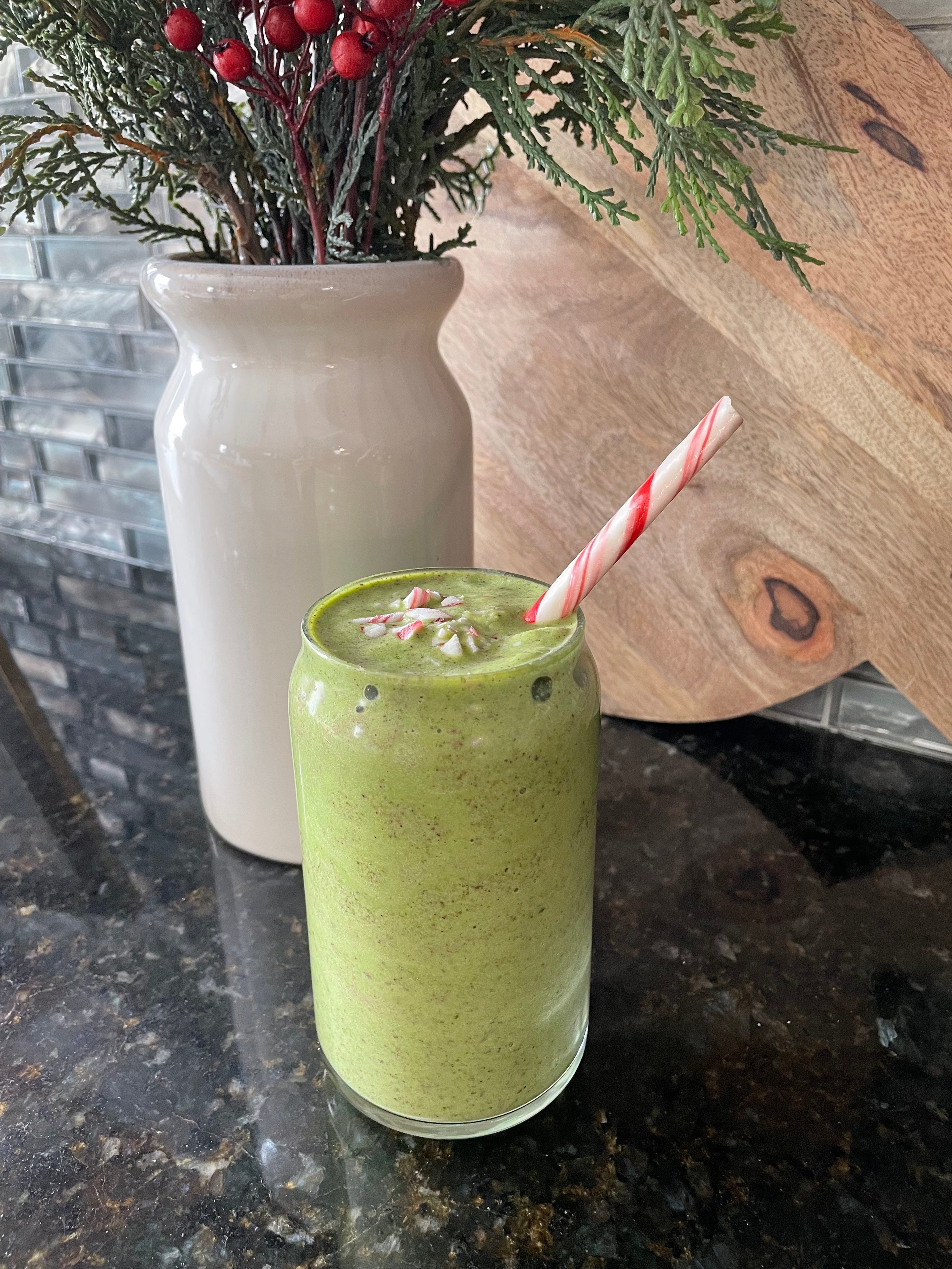 Green Candy Cane Smoothie