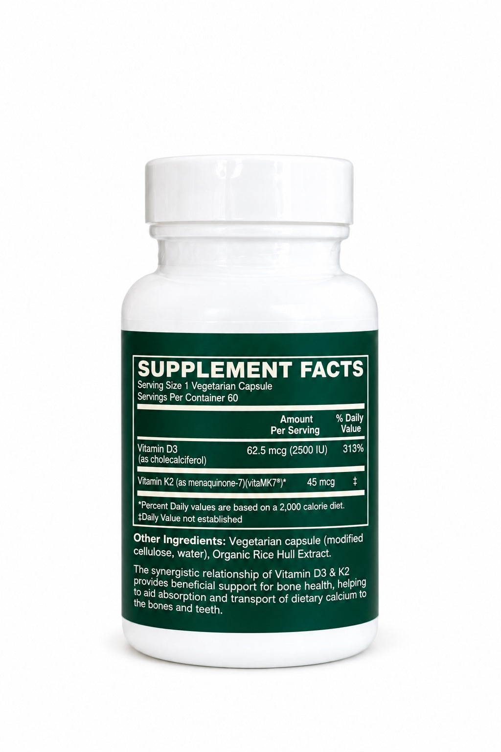 Vitamin D3 + K2