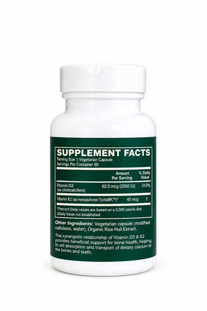 Vitamin D3 + K2