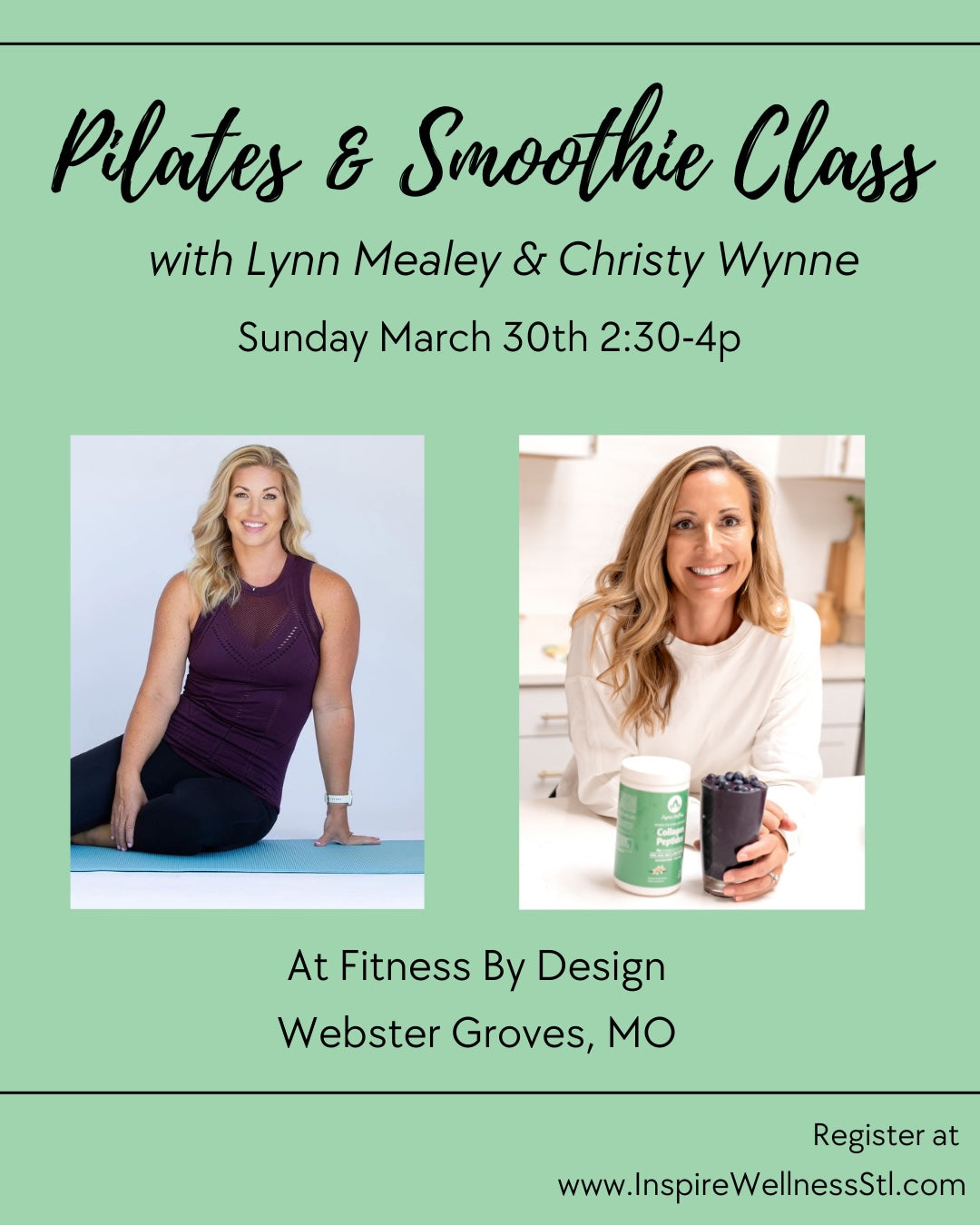 Pilates &amp; Smoothie Class