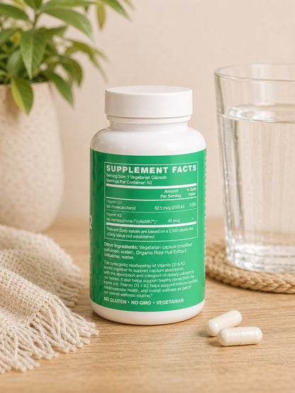 Vitamin D3 + K2